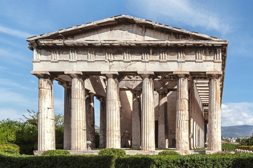 Temple of Hephaestus, Ancient Agora of Athens, GreeceBuilt around 450 B.C 