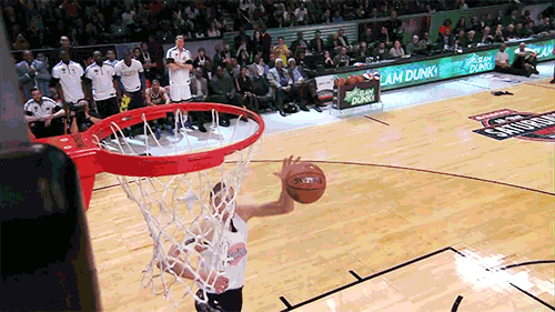 phuckindope:  Bruhhhh… He can’t only be 19. Zack LaVINE is a fuckin’ beast