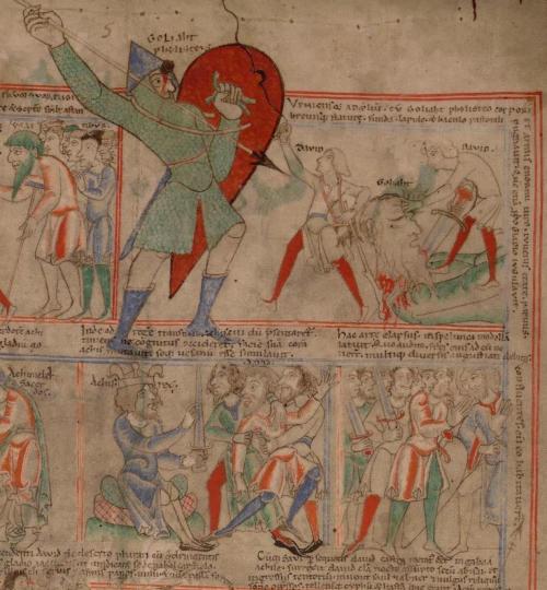 damienkempf:A medieval comicThis a page from the Bible of Stephen Harding, a manuscript produced in 