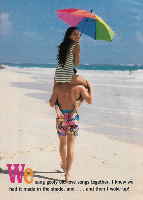 justseventeen: July 1988. ‘We sang goofy old love songs together. I knew we had it made in the