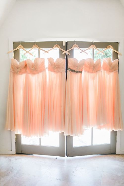 Peach bridesmaid dresses, chiffon bridesmaid dress, long bridesmaid dress, cheap bridesmaid dresses,