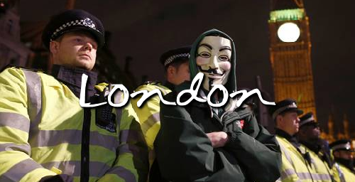 dead-pendragon:  marvellous-hunting-hootowl:  “Armies cannot stop an idea whose time has come.” A photoset of recent protests, some of which are still in progress.  1) London, England - Million Mask March, November 05th 2014 2) Ferguson,