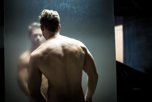 “FOILED” (reflection and fog) a study on the american hero.  perception is everything. model : steven edward dehler photographed by Landis Smithers