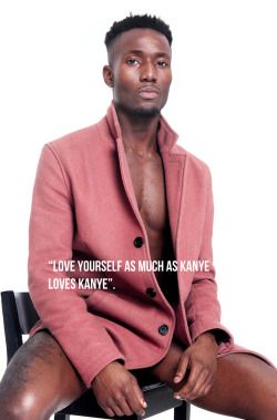 egowhatego:  Don’t Police My Masculinity - Alexander Ikhide by Seye Isikalu  In a world where Hyper-masculinity is unfailingly sold to us on a daily basis, ‘Don’t Police My Masculinity’ playfully explores ideas of self-love, self-acceptance &amp;