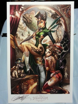 thinkingwrite:  &ldquo;The Steampunk Print&rdquo; by J. Scott Campbell