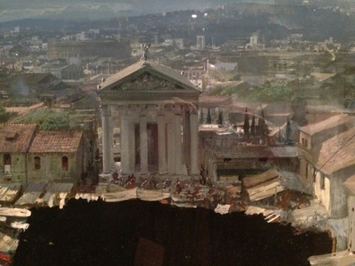 Peter Ellenshaw matte painting (and two details) for SPARTACUS (1960).