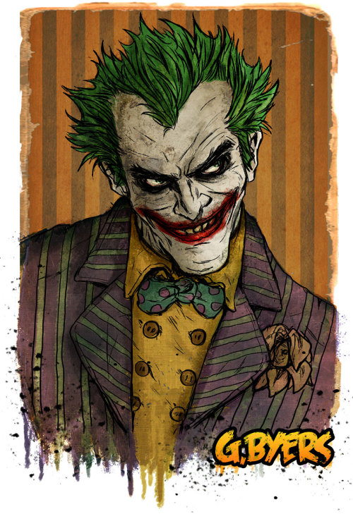 andresisbatman:  Joker-Oct,3 by GarrettByers 
