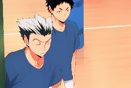 ootsukis:↳ Bokuto koutarou & Kuroo tetsurou + Akaashi keiji in Haikyuu!! S2 Episode 07