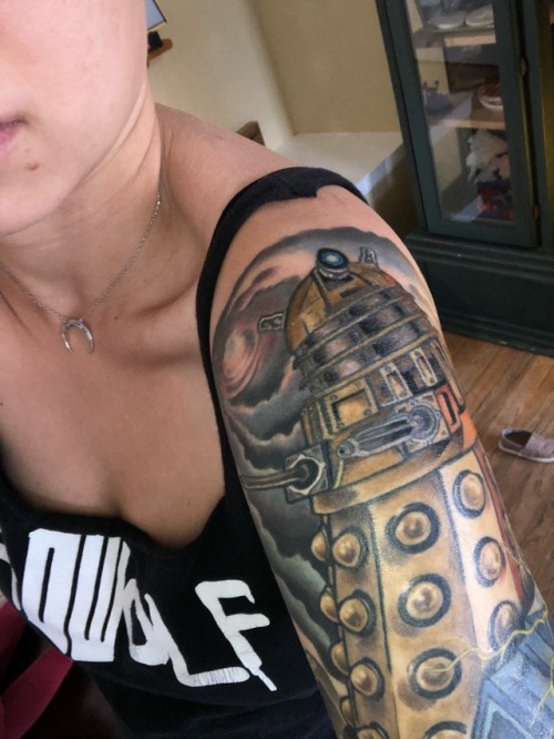 Doctor who half sleeve is finished