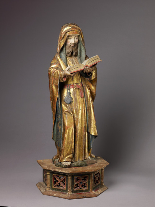 met-robert-lehman:Saint Matthew by Brabant via Robert Lehman CollectionMedium: Walnut (solid) with l