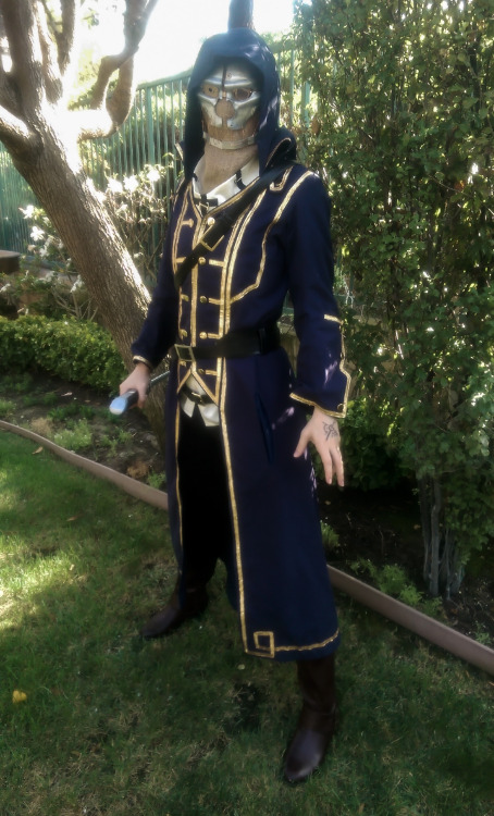 This costume took an age and a half to build, but was well worth the effort and is one of my favorite projects to date! Dishonored is one of my top five games of all time, and being Corvo in any capacity is always amazing.
Cosplay built and worn by...