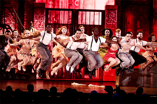 The cast of Kiss Me, Kate performs onstage during the 2019 Tony Awards at Radio City Music Hall on J