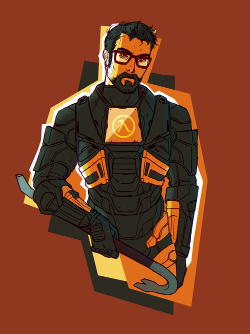 ya know&hellip;. for how much i love half life, i’ve never really drawn from it, especially gordon??