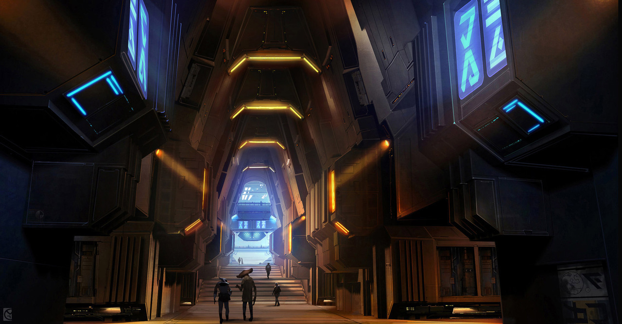 this-is-cool:  The impressive science fiction concept art and illustrations of Clinton