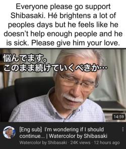 one-time-i-dreamt:  one-time-i-dreamt:  ethicalmemes:Let’s do this #EthicalMemesWatercolor by ShibasakiThis is his channel!This is his most recent video! Please leave positive comments after watching the video and press the Like button.I’ve seen his