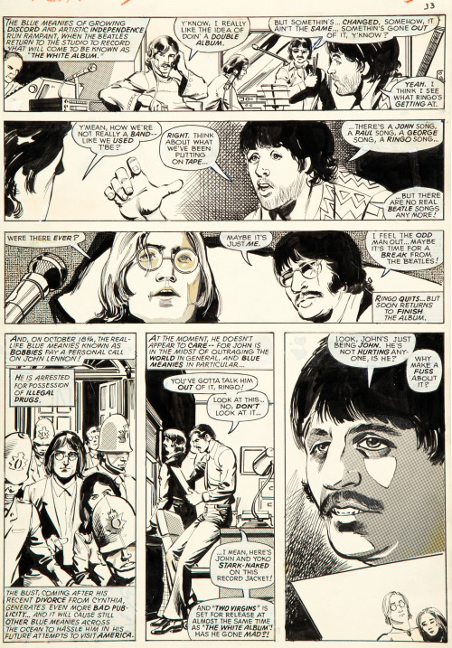 Marvel Super Special #4: The Beatles Story Part TWO By George Perez And Klaus Janson