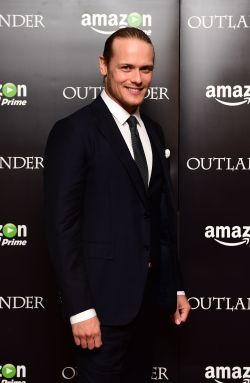 outlander-georgia:Sam Heughan  - Outlander UK Premiere March 23, 2015. [X]