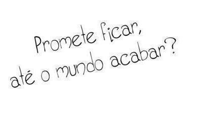 Eu vou ser pra sempre, e você?