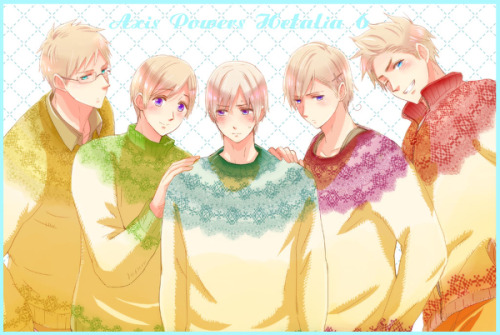 aph-nordic-defense-squad:  おそろい Pixiv ID: 39567137Member: あずき
