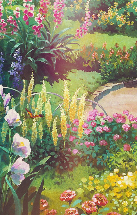 aprettyfire:Ghibli Scenery iPhone backgrounds for anon