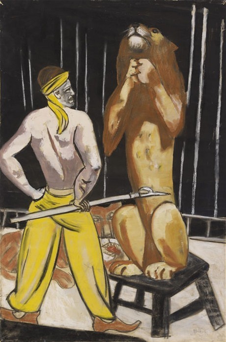 expressionism-art: Lion Tamer, Circus, Max Beckmann www.wikiart.org/en/max-beckmann/lion-tam