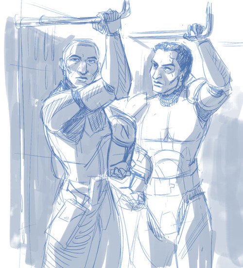 payroo:cody and rex doodle. if only they could get reunited in the remaining rebels… but if not, the