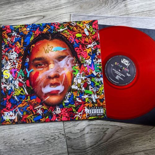 Ocean Wisdom - Stay Sane - Bright Red Signed Vinyl