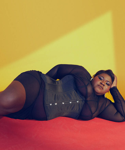 messy-elliot:Gabourey Sidibe, Nylon, April 2017