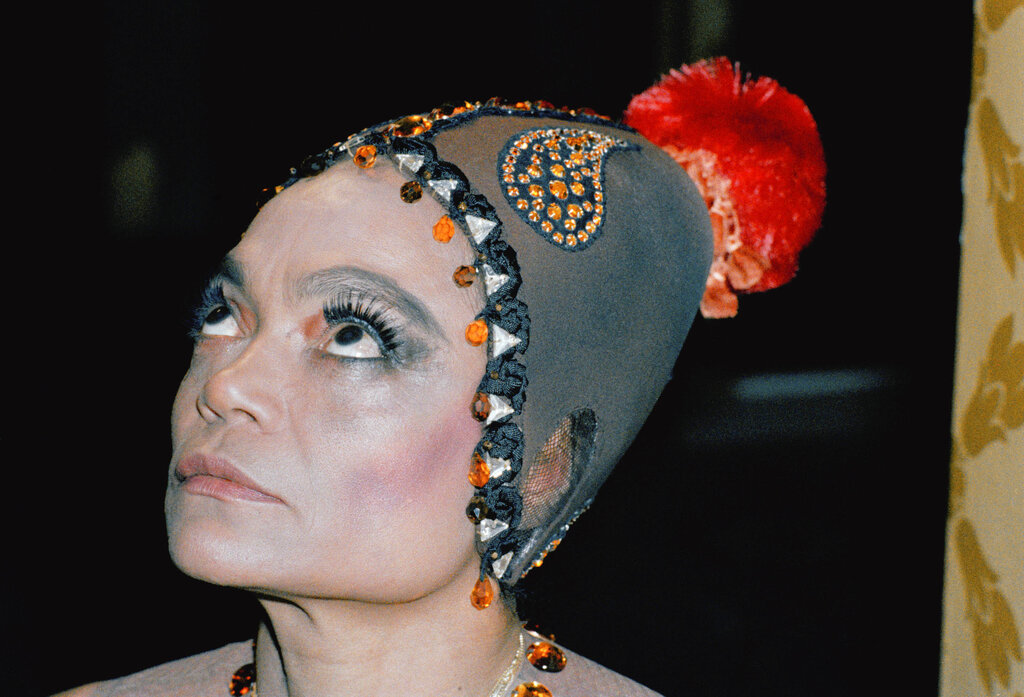 Eartha Kitt photographed by Carlos Rene Perez on December 13, 1977.