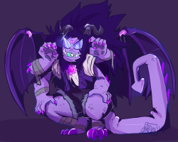 jen-iii:  Halloween Sugilite!! She’s a