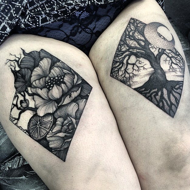 1337tattoos:   kelly violet 