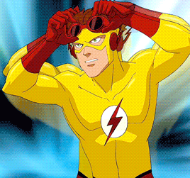 radicalrascality:  giffingcomics:  Young Justice: Barry Allen &amp; Wally West