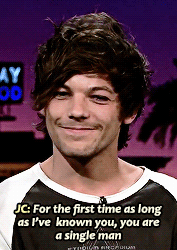 “single” Louis.  Lol Liam scratches nervously at his hand