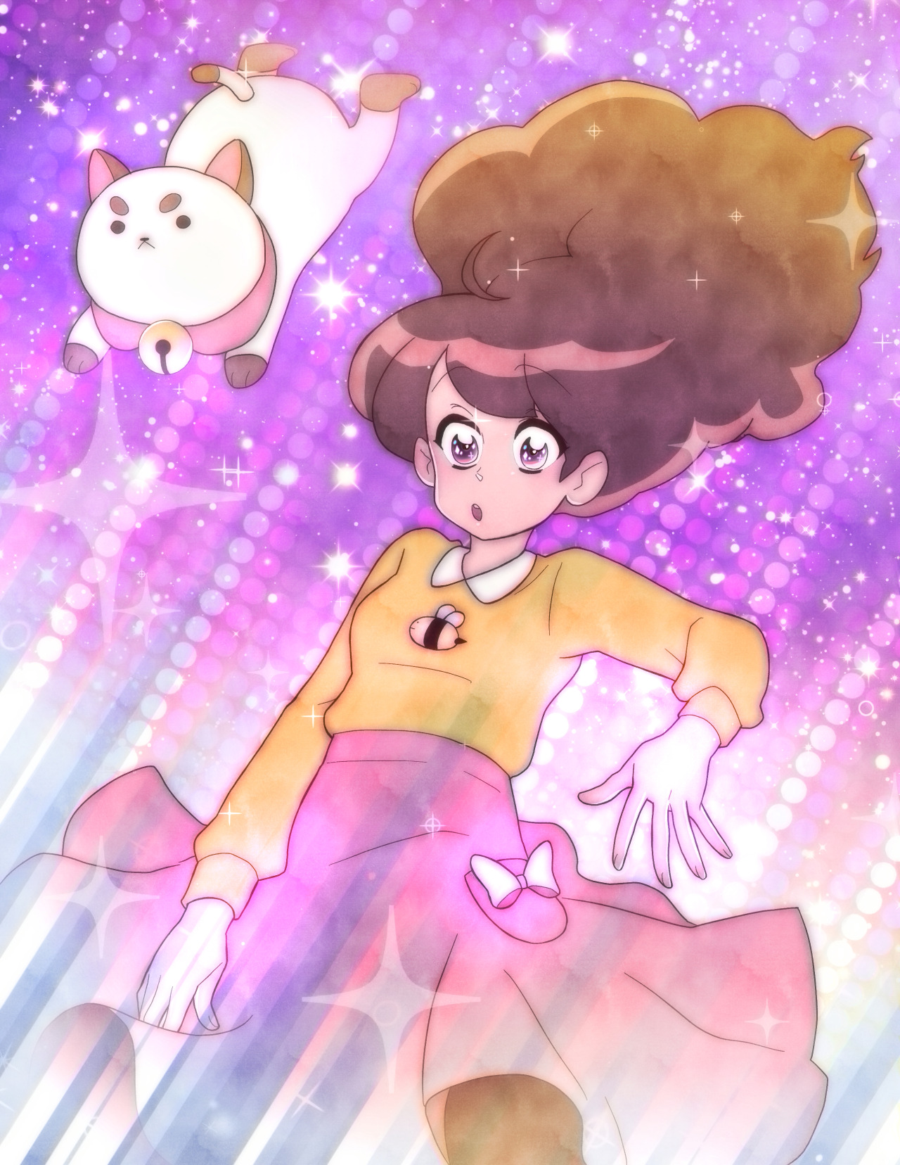 Bee and PuppyCat Lazy in Space Animated Web Series Reveals New Footage  Logo  News  Anime News Network