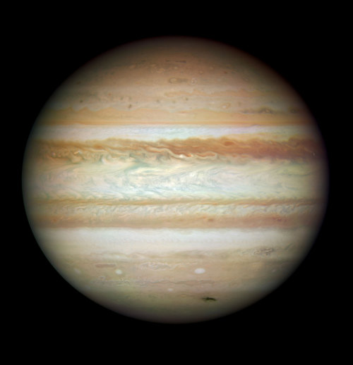 Bruised Jupiter after collision