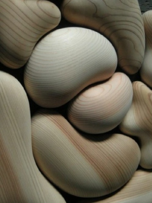 exercicedestyle: Shinpei Arima is the artist who works with Japanese Cedar.
