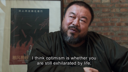 arabellesicardi: If you are feeling sads, I think Ai WeiWei: Never Sorry is a good movie to watch fo