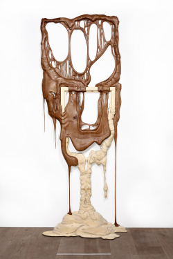 asylum-art:  Melting Wooden Sculptures by