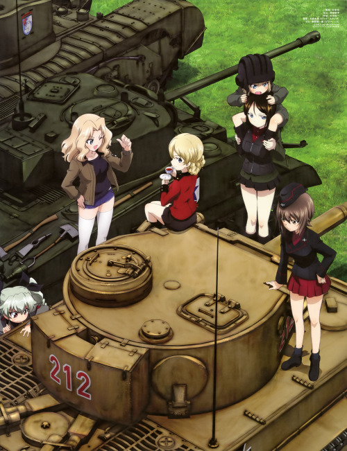 the-omega-man:  Spend the summer with the gals from Girls und Panzer!