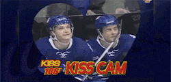 dallas41chicago88:  zinda:  A small compilation of hockey players on KissCam. Because why not?  need to reblog this. 