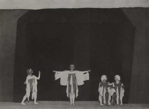 deviatesinc:  Étienne de Beaumont presents Erik Satie’s ballet Mercure, with costumes and sets by Picasso, 1924 