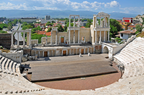 classicalmonuments: Theatre of Trimontium Philippopolis (Plovdiv), Bulgaria108 - 114 CEOuter diamete
