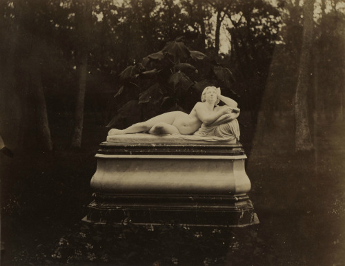 pierrotgourmand: Dans les jardins de Bagatelle - Photographie de Charles Marville (1813-1879) - Pari