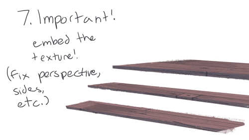 seiyoko: a super quick tutorial on how I make wooden board textures. (sorry for the handwriting) I l