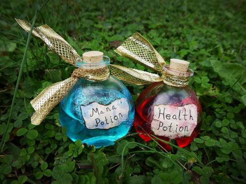 This gal made these magic bottles and they’re amazing.  via