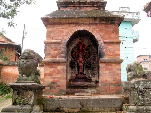 Vishnu´s street shrine, Nepal