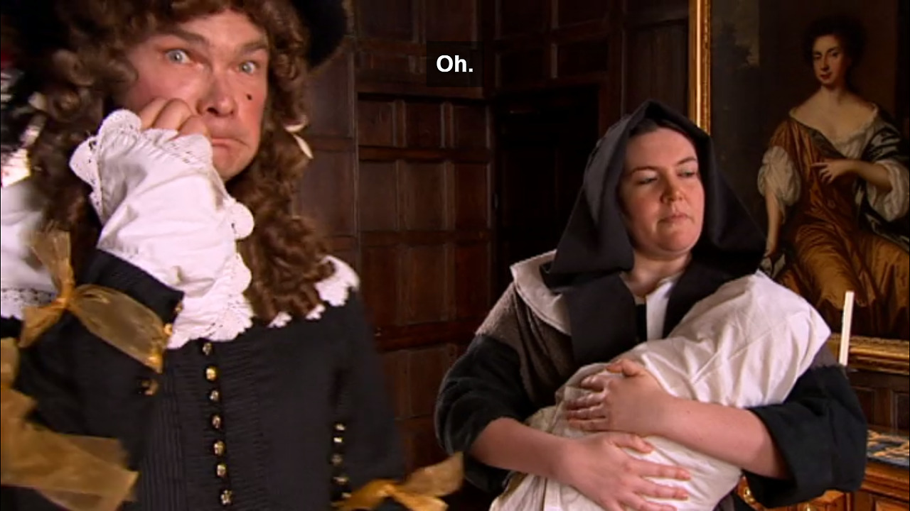 jmesflint:   Horrible Histories S01E03↳ Slimy Stuarts: Wife swap with the Miserables,