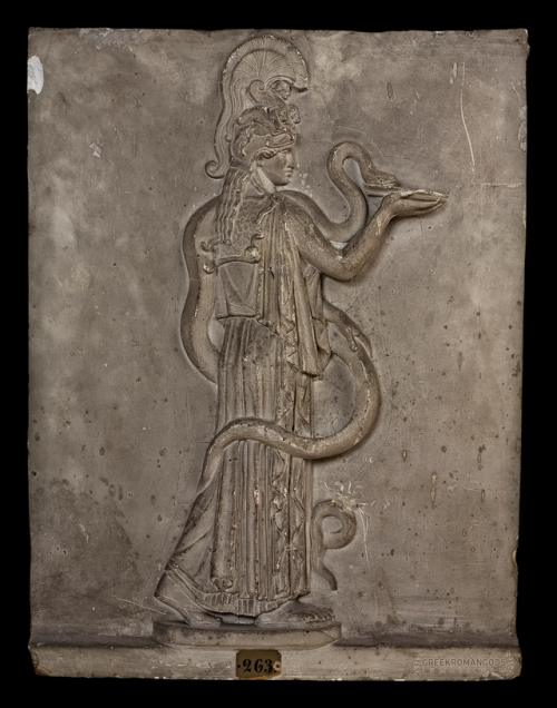 greekromangods:MinervaFrom antique Roman relief ca. 117–138 ADPlasterThorvaldsens Museum** Vis