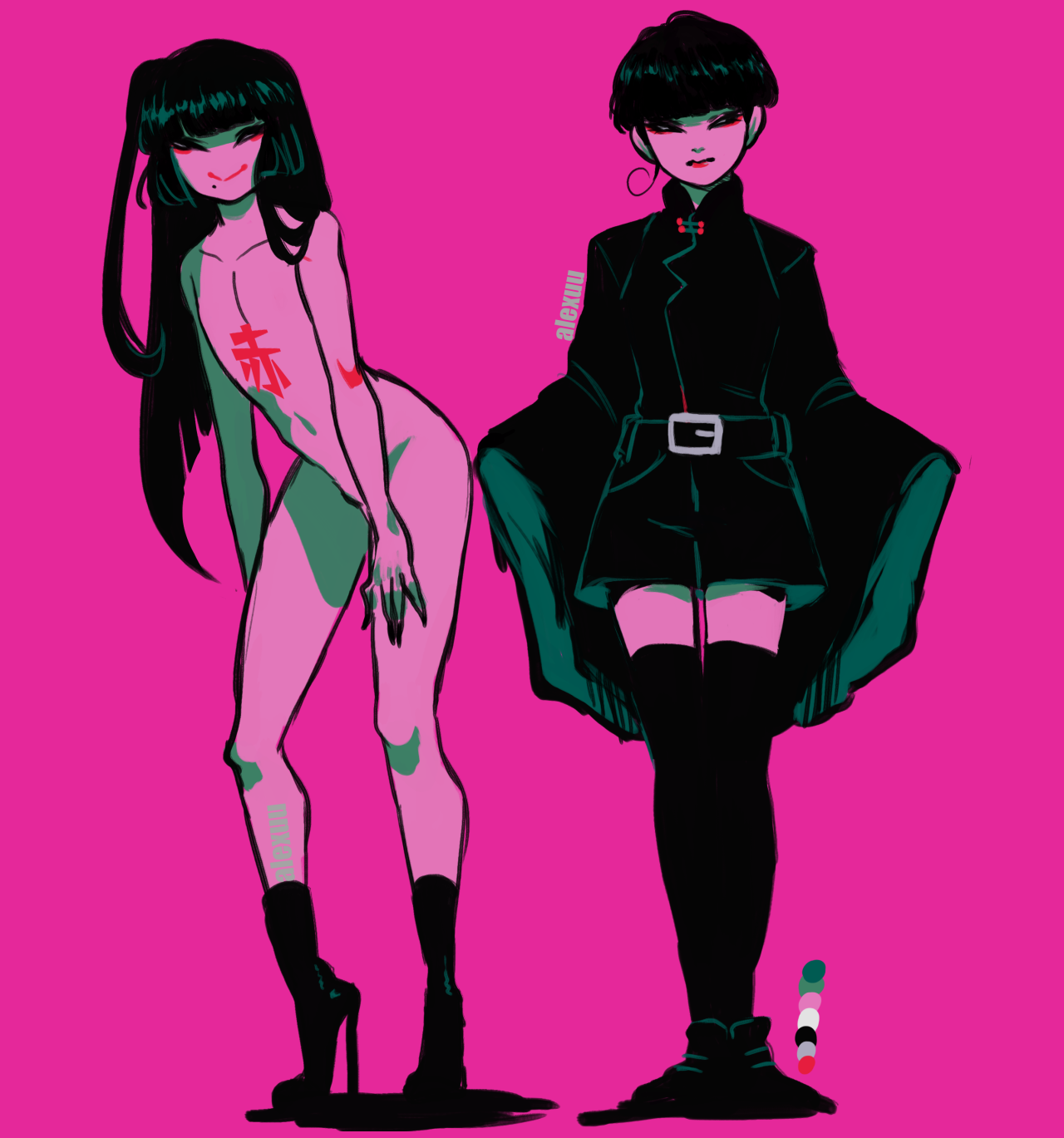 bunbunalexuu:Enjoy u v u&lt;3 I had fun with these