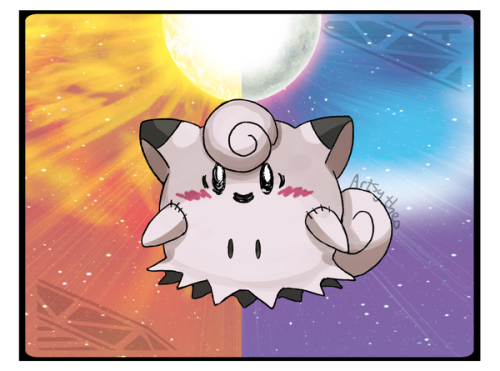 artsy-theo: Mimikyu (Clefairy mascot AU edition), disguised + busted forms! Based on the Poké